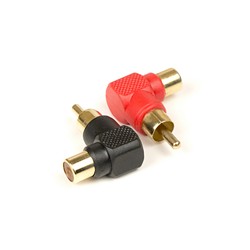 Stinger Electronics SGI22 RCA RIGHT ANGLE ADAPT(2) 1