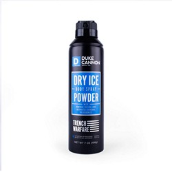 Duke Cannon Supply Co SPRAYDRYICE2 Trench Warfare Dry Ice Powder Body Spray 1