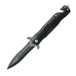 Scipio ST015B Black Stiletto Assisted-Opening Knife 1