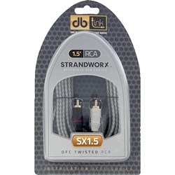 DB Link Wiring SX15 1.5FT STRANDWORX SERIES RCA 1