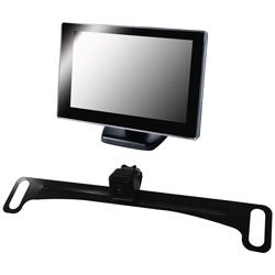 Boyo VTC175M 5 Rear View Monitor and Concealed Mount License Plate Camera 1