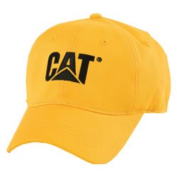 CAT MERCHANDISE W01791Y Trademark Cap Yellow 1