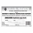 J.J. Keller 115-B Duplicate Carbonless Driver's Vehicle Inspection Report Book