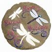 Spoontiques 12950S 9 Inch Stepping Stone Dragonfly Glow