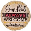 Spoontiques 13256 9 Inch Stepping Stone Grandkids Welcome