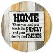 Spoontiques 13269 9 Inch Stepping Stone Friends Like Family