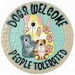 SPOONTIQUES 13310 Stepping Stone Dogs Welcome