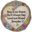 Spoontiques 13372 9 Inch Stepping Stone Deep In Our Hearts