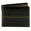 American Bison 1727BK BIFLD RODEO WALLET CROC PRNT BK