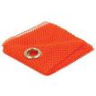 RoadPro 1818GO 18 x 18 Orange Mesh Flag with Grommets