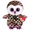 TY Inc. 36673T CHECKS OWL SEQUIN PINK BLK REG