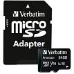 Verbatim Americas LLC 44084 64GB microSDXC Memory Card with Adapter