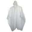 Boss 61 52 x 80 Side-Snap 10mm Vinyl Poncho with Hood - Clear