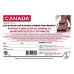 J.J. Keller 64251 Canada Bilingual ELD Backup Log w/DVIR