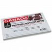 J.J. Keller 734B Canadian Driver's Vehicle Inspection Report Carbonless