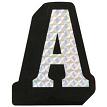 RoadPro 78084D A Prism Style Adhesive Letter