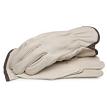 BlackCanyon Outfitters 82030/L Grain Leather Driver Gloves with Shirred Elastic Wrist Large