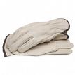 BlackCanyon Outfitters 82030/M Grain Leather Driver Gloves with Shirred Elastic Wrist Medium