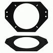 Metra 821013 5.25 Speaker Plate Jeep Wrangler 97-06