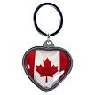 Jenkins Souvenirs 89971JE CAN KEYCHAIN HEART BUBBLE FLAG