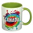 Jenkins Souvenirs 89989JE CAN MUG 11oz COLOR INNER TIE DYE