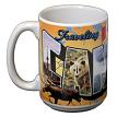 Jenkins Souvenirs 89990JE CAN MUG 15oz POSTCARD