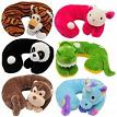 BlackCanyon Outfitters BCO6878 Childrens Poly Fill Animal Neck Pillow Assortment