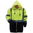 BlackCanyon Outfitters BCOHVHS2X BCO HI-VIS CLS 3 ZP FLC HDY USA LIME 2X