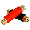 DB Link Wiring BF103F RCA ADAPTER FEM-FEM PLASTIC GRIP 2PK