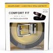 Leather Impressions BL188BK COMFORT FIT TRACK BELT ONE SIZE BLACK