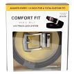 Leather Impressions BL188BR COMFORT FIT TRACK BELT ONE SIZE BROWN