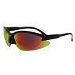 Global Vision COUBKGTR Cougar G-Tech Safety Glasses with Red Lenses and Black Frame