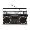 Crosley CT201ABK Retro Cassette Player Radio