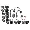 Heise by Metra HE8TLRGBK 8PC BLACK RGB ROCK LIGHT KIT