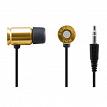 Sentry HM9MG 9MM Bullet Earbuds with Mic Gold