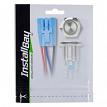 InstallBay by Metra IBRSSW16 16mm Stainless Round Switch with Latch & Harness White