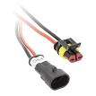 InstallBay by Metra IBWTH12 WATERPROOF CONN/2C PLUG IN/MALE-FEM 12GA