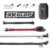 XK Glow KSCARSTANDARD UNDERCAR KIT 8PC 24 .in SLIM TUBE XCHRO