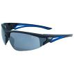 Global Vision LEVBLFM Leverage Safety Glasses with Flash Mirror Lenses and Blue Frame