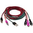 MobileSpec MB06636 7ft. USB-C Charge and Sync Cable Assortment Assorted Colors