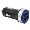 MobileSpec MBS01105 12V/DC Dual 2.4A & 1A USB Charger Black