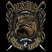 U.S. Military Merchandise MM2268XL USMC Semper Fidelis Bulldog T-Shirt Black X-Large
