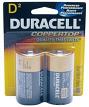 Duracell MN-1300B2 D Cell Alkaline Batteries - 2-Pack