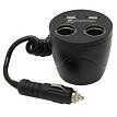 MobileSpec MSCUP22USB 12-Volt 2+2 Cup Holder Power Outlet