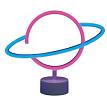 Neon Knight NKPLANET LED Neon Light Sign Room Decoration USB or Battery Powered Dorm Decor Colorful Planet NKPLANET