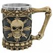 DAS P714533 Mug with Skulls and Crossbones Design
