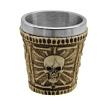 DAS P7149464 Shot Glass with Skulls and Crossbones Design