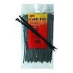 3M PB11BK50C 11 Nylon Cable Ties Black 100-Pack