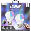 Lumen8 PLED03 Lumen 8 LED Bulb w/Remote 2pk