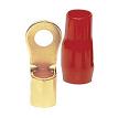 Raptor R0516RT 1/0 AWG 5/16 Gold Ring Terminal 20-Pack